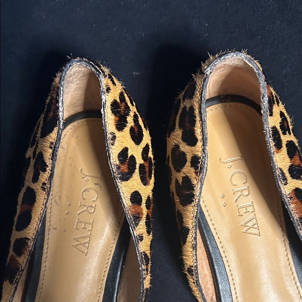 J. Crew Animal Print Women's Flats - Picture 2 of 3